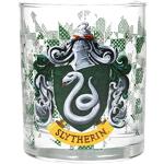 Cuberterías de vidrio Harry Potter Slytherin con logo 