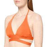 Seafolly Active Halter Parte de Arriba de Bikini, Naranja (Cantaloupe Cantaloupe), 75B (Talla del Fabricante: 6) para Mujer