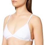 Seafolly Essentials Fixed Tri Bra Parte de Arriba de Bikini, Blanco (White White), 85B (Talla del Fabricante: 10) para Mujer