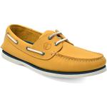 Zapatos Náuticos amarillos de cuero acolchados talla 43 para hombre 