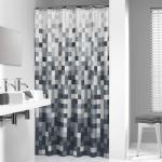  Barra de cortina de ducha extensible en forma de U, color  negro, barra de cortina de ducha extensible para baño, ducha, armario,  guardarropa, (80 ~ 120) x 90 x (80 ~ 120) cm : Hogar y Cocina