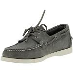 Zapatos Náuticos grises de goma SEBAGO Docksides talla 39 para hombre 