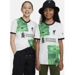 Equipaciones blancas de piel de fútbol rebajadas Liverpool F.C. transpirables color block talla XS para mujer 