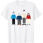 Seinfeld Character Silhouettes Camiseta