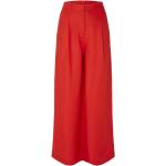 Pantalones rojos de lino de cintura alta de primavera Selected Selected Femme talla M para mujer 