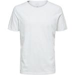 SELECTED HOMME 16071775 Camiseta, Blanco (Bright White), L para Hombre