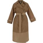 Semicouture, Belted Coats Brown, Mujer, Talla: S