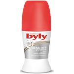 Desodorantes sin fragancias para la piel sensible spray de 50 ml Byly con aplicador roll-on para mujer 
