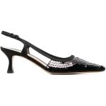 Zapatos negros de poliester de tacón rebajados con tacón de 7 a 9cm Roberto Festa con lentejuelas talla 38 para mujer 