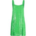 Vestidos rectos verdes de PVC rebajados P.A.R.O.S.H. con lentejuelas para mujer 