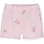 Pantalones cortos infantiles rosa pastel de poliamida informales floreados Simonetta con lentejuelas 6 años 