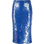 Faldas tubo azules de PVC rebajadas P.A.R.O.S.H. con lentejuelas talla S para mujer 
