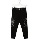 Pantalones negros de poliamida de deporte infantiles rebajados con logo DKNY con lentejuelas 13/14 años 