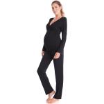 Pantalones negros con pijama rebajados talla 42 para mujer 