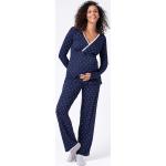 Pijamas azules rebajados con lunares talla XXL para mujer 