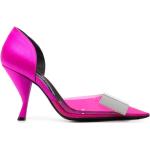 Zapatos rosas de piel de ternera de tacón rebajados con hebilla SERGIO ROSSI talla 36,5 para mujer 