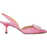 Zapatos rosas de cuero de tacón rebajados con tacón de 5 a 7cm SERGIO ROSSI talla 37 para mujer 