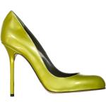Zapatos verdes de cuero de tacón rebajados con tacón más de 9cm SERGIO ROSSI talla 39 para mujer 