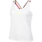 Camisetas deportivas blancas de poliester tallas grandes sin mangas con cuello redondo transpirables informales talla XXL de materiales sostenibles para mujer 