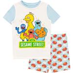 Sesame Street Pijamas de Manga Corta para niñas Aj