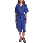Vestidos azules de viscosa de manga corta rebajados manga corta Sessun talla S para mujer 