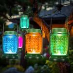 Lámparas LED verdes de vidrio con sensor de movimiento vintage 