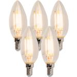 Lámparas LED blancas de vidrio de rosca E14 rebajadas 
