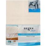 Setex Molton Protector de colchón, elástico, 100% algodón, Color Beige, algodón, Naturaleza, 140 x 200 cm