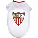 Sevilla CF - Camiseta para Perro o Gato, 7 Tallas Disponibles, Equipación del Equipo, Talla L, Calidad Alta, Producto Oficial (CyP Brands)