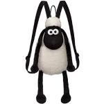 Shaun the Sheep Womens Shaun Sheep Backpack 61175 Black and White 12in Suitable for Adults Kids Plush, Black White, 33cm UK