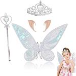 Disfraces transparentes de  princesa infantiles rebajados para niña 