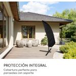 Shield Cantilever Funda protectora para parasol 200 - 400 cm de diámetro resistente a los rayos UV Blumfeldt