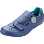 Zapatillas azules de ciclismo de primavera con velcro Shimano para mujer 