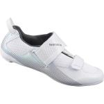 Zapatillas blancas de sintético de triatlón rebajadas Shimano talla 36 para mujer 