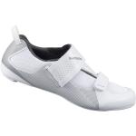 Zapatillas blancas de sintético de triatlón rebajadas Shimano talla 44 para hombre 