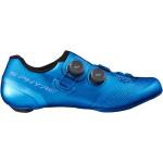 Zapatillas azules de sintético de ciclismo rebajadas Shimano talla 39 para hombre 