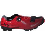 Zapatillas rojas de goma de ciclismo rebajadas Shimano MTB talla 38 para hombre 