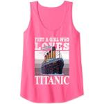 Ship Just A Girl Who Love Titanic Boat Titanic Girls Woman Camiseta sin Mangas