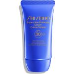 Cremas solares azules con factor 30 de 50 ml Shiseido para mujer 