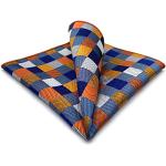 Pañuelos multicolor de seda de bolsillo  formales a cuadros talla XL para hombre 