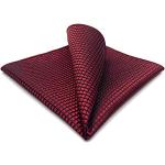 Pañuelos rojos de seda de bolsillo  talla XL para hombre 