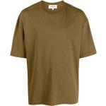 Camisetas orgánicas verdes de algodón de manga corta manga corta YMC talla M de materiales sostenibles para hombre 