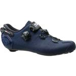 Zapatillas azules de piel de ciclismo rebajadas Sidi Wire talla 42 para hombre 