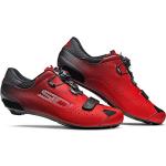 Zapatillas rojas de cuero de ciclismo con velcro Sidi talla 46 para hombre 