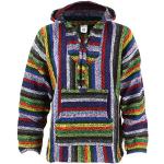 Sudaderas multicolor de algodón con capucha tallas grandes hippie con rayas Siesta talla L para mujer 