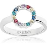 Sif Jakobs Jewellery, Biella Piccolo Ring Gray, Mujer, Talla: 50 MM