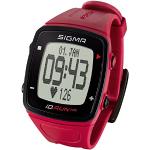Relojes Especiales rojos de cristal impermeables con GPS con medidor de distancia para multi-sport Sigma para mujer 