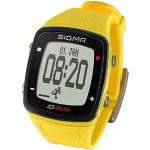 Relojes Especiales amarillos de cristal rebajados impermeables con GPS con medidor de distancia para multi-sport Sigma para mujer 