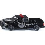 siku 2309 Coche de policía Dodge Ram 1500, Ruedas desmontables, Partes móviles, 1:50, Metal/Plástico, Negro