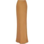 Faldas naranja de seda de cintura alta Saint Laurent Paris talla L para mujer 